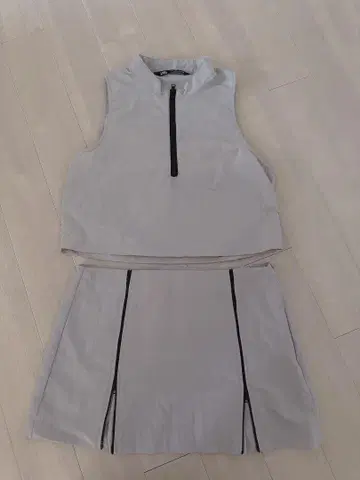 자라 그레이 슬리브리스 셋업