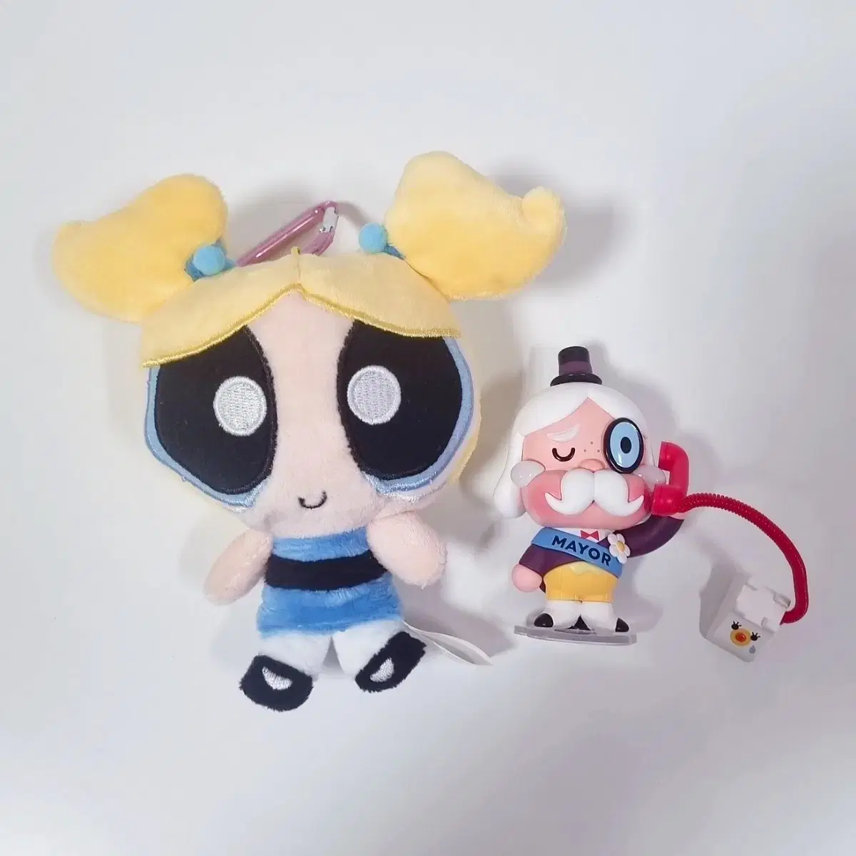 キーホルダー・キーリング CRYBABY X POWERPUFF GIRLS SERIES KEYRING BUNNY BLOSSOM Crybaby X Powerpuff Girl Series Doll Keyring Random – Kpop Omo