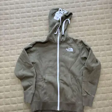 THE NORTH FACE 카키 풀 집업 후드티