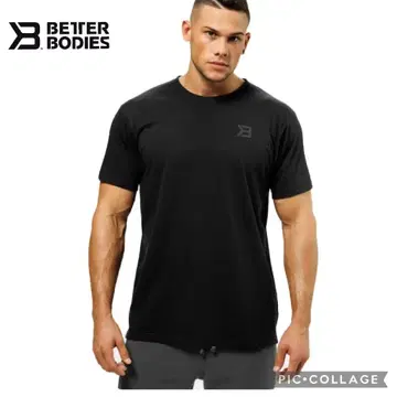 BETTER BODIES 티셔츠 샹톤 오버 사이즈 티 블랙
