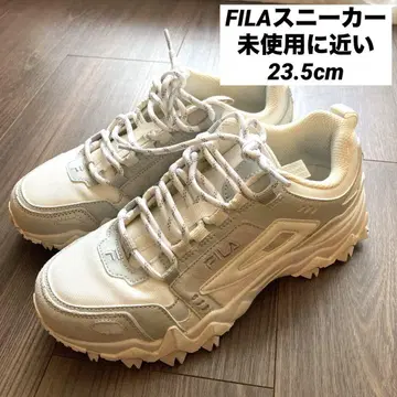 FILA 옥스퍼드 스니커즈 화이트 23.5cm 새상품급