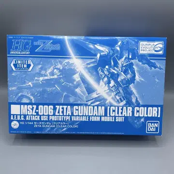 미조립 1/144 MSZ-006 제타 건담 클리어 컬러 이벤트 한정판
