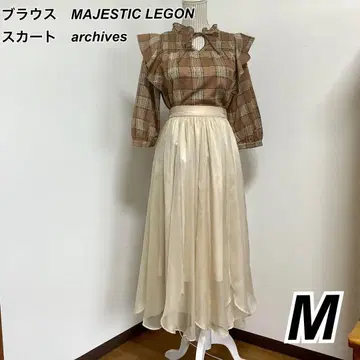 [코디 판매] 블라우스 [MAJESTIC] & 스커트 [archives]