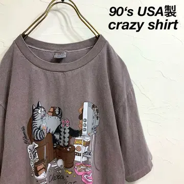 레어 90년대 USA제 밤반캣 캣 은둔 고양이 초콜릿 티셔츠