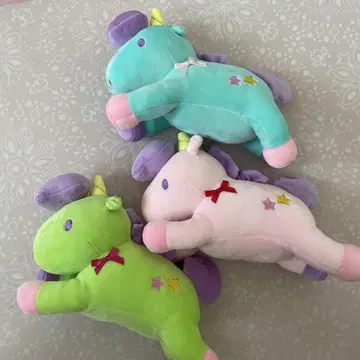유니콘 봉제 인형 3종 세트