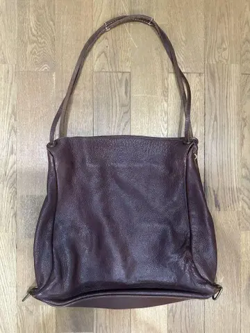 Style craft 브라운 가죽 토트백