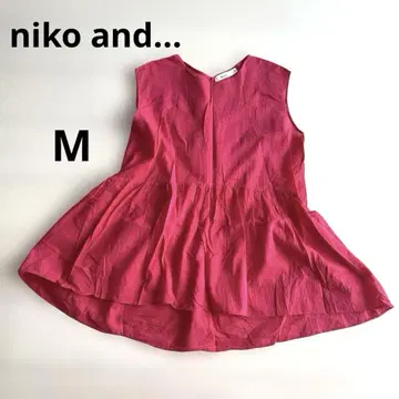 niko and... 슬리브리스 핑크 튜닉 M