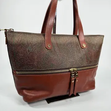 ETRO 에트로 가죽 PVC 페이즐리 토트백 핸드백
