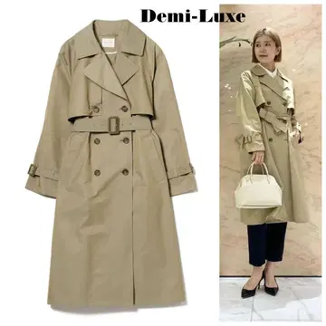 미사용 Demi-Luxe BEAMS 라이트 트렌치코트