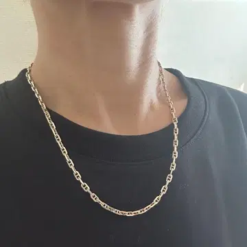 로로 마리나 체인 목걸이 실버925 50cm