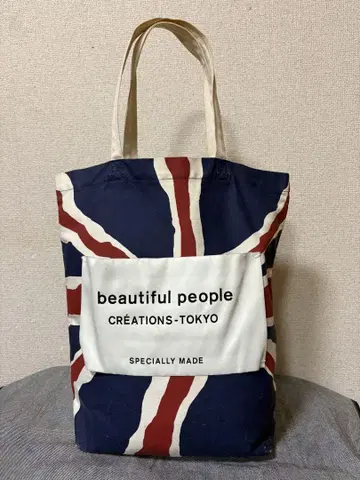 beautiful people 유니언잭 토트백 MODS 영국