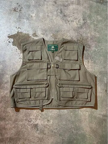 Orvis 낚시 조끼 올리브 그린 1990년대