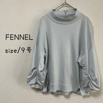 FENNEL 페넬 7부 소매 상의 9호 더스티 컬러 볼륨 소매