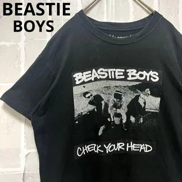 BEASTIE BOYS 비스티 보이즈 밴딩 티셔츠 밴 티 M 짧은 기장