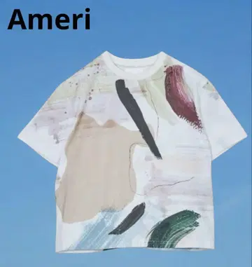 Ameri 아메리 MARY PAINTING TEE 페인팅 반팔T