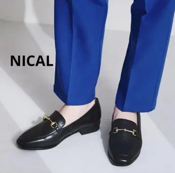 새상품 NICAL 니칼 스퀘어토 비트 로퍼