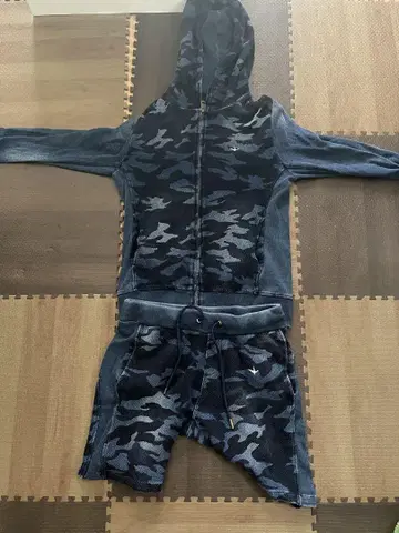 1PIU1UGUALE3 파랑 셋업 M 사이즈