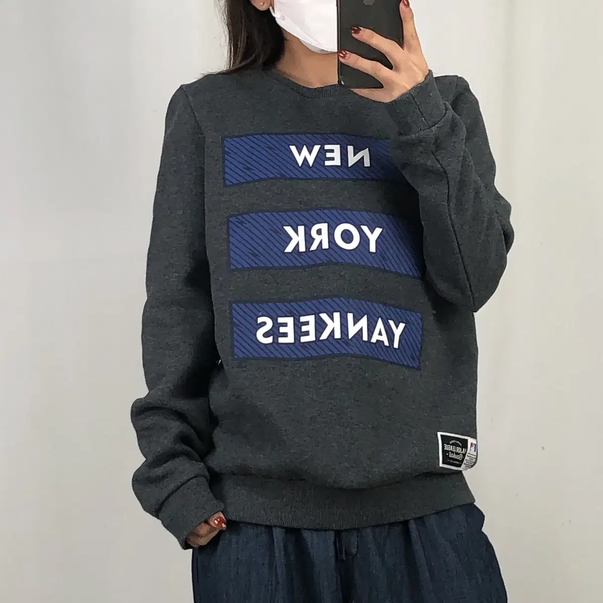 MLB MLB Public Logo Fleece Overfit Man-to-Man L on Bunjang