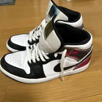 Air Jordan 1 화이트/블랙/멀티 컬러