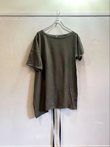 ANN DEMEULEMEESTER 비대칭 티셔츠