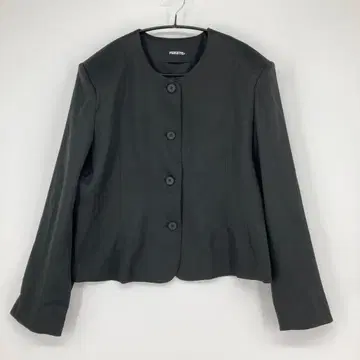 FEKETE 페케테 노카라 자켓 그레이