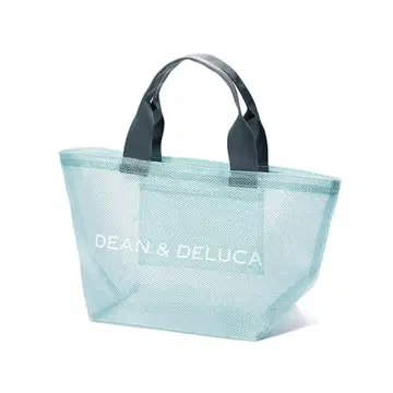 DEAN & DELUCA 메쉬 토트백 S 민트 블루