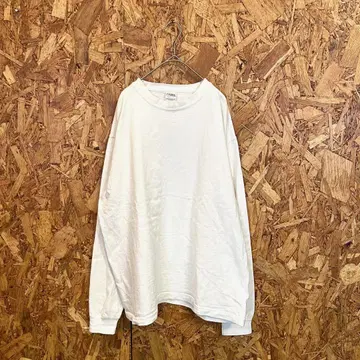 CAMBER 긴팔 티셔츠 롱T 헤비 웨이트 코튼 100% 화이트