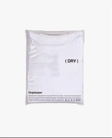 그라프페이퍼 DRY 화이트 티셔츠 (사이즈 2)