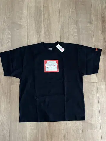 Budweiser NEWERA 뉴에라 블랙 티셔츠 Medium
