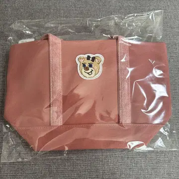 러브라리 바이 페일러 올드 테디걸 와펜 토트백 핑크