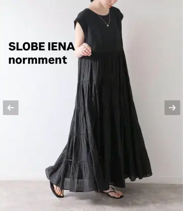 SLOBE IENA normment/노먼트 원피스 블랙