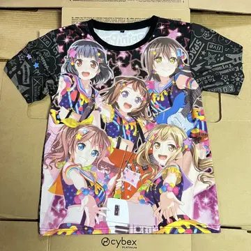 Poppin'Party 풀 그래픽 티셔츠