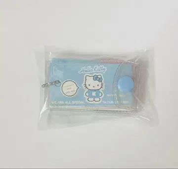 레트로 레어 헬로키티 프린트 씰 프리 파일 키링 헤이세이 레트로