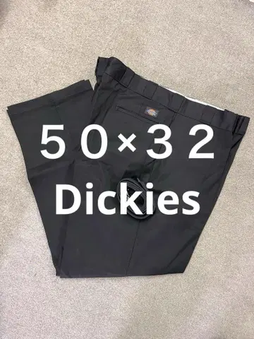 Dickies 블랙 벨트 50 x 32 허리 124 빅 사이즈