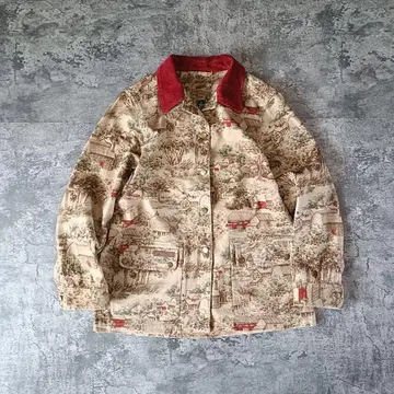 구제 의류 90년대 Lauren Ralph Lauren 올 패턴 커버올