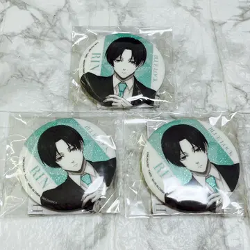 이토시 린 블루 록 원 컬러 샤이니 캔뱃지 가챠가챠