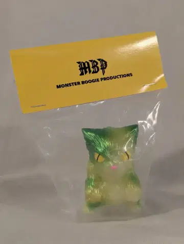 MAXTOY 가짜 고양이 콜론 축광 성형/그린/금 페인팅