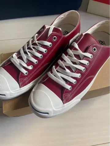 레어 미사용 새상품 컨버스 잭파셀 가죽 28cm