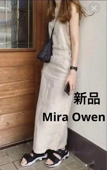 처분! 새상품 Mira Owen 린넨 오가닉 점퍼 스커트 size1