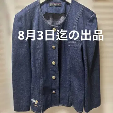 LEONARD 노카라 자켓 자수 사이즈 11
