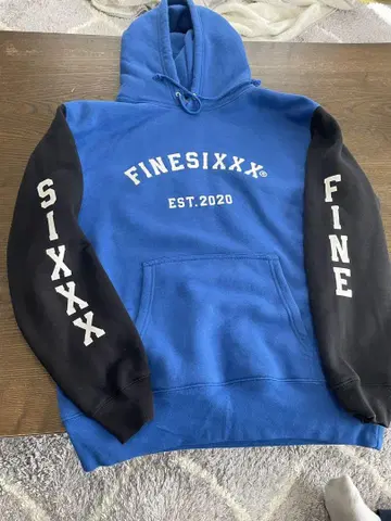 FINESIXXX 후드 부착 후드티 L 사이즈