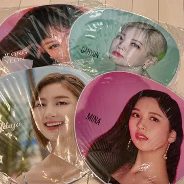 twice 부채 지효 미나 다현 정연 4세트