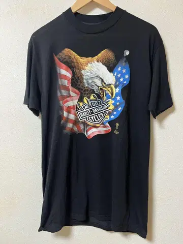 Harley-Davidson 이글 할리 3D 엠블럼 티셔츠