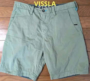 VISSLA 라이트 그린 숏팬츠