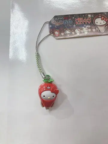 나메코 재배 키트 키티 콜라보 딸기 스트랩 네츠케