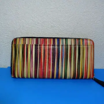PaulSmith 스트라이프 멀티 컬러 롱 지갑