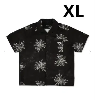 WIND AND SEA Palm Tree S/S Shirt Black