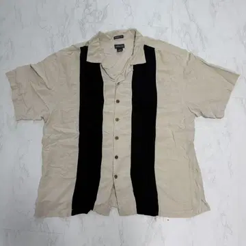 St. John's Bay 세탁 가능한 실크 반팔 셔츠 2XL