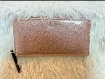 kate spade 글리터 장지갑 핑크