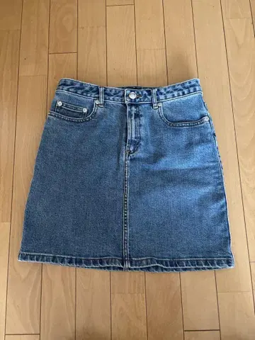 A.P.C. 데님 미니 스커트 34 사이즈
